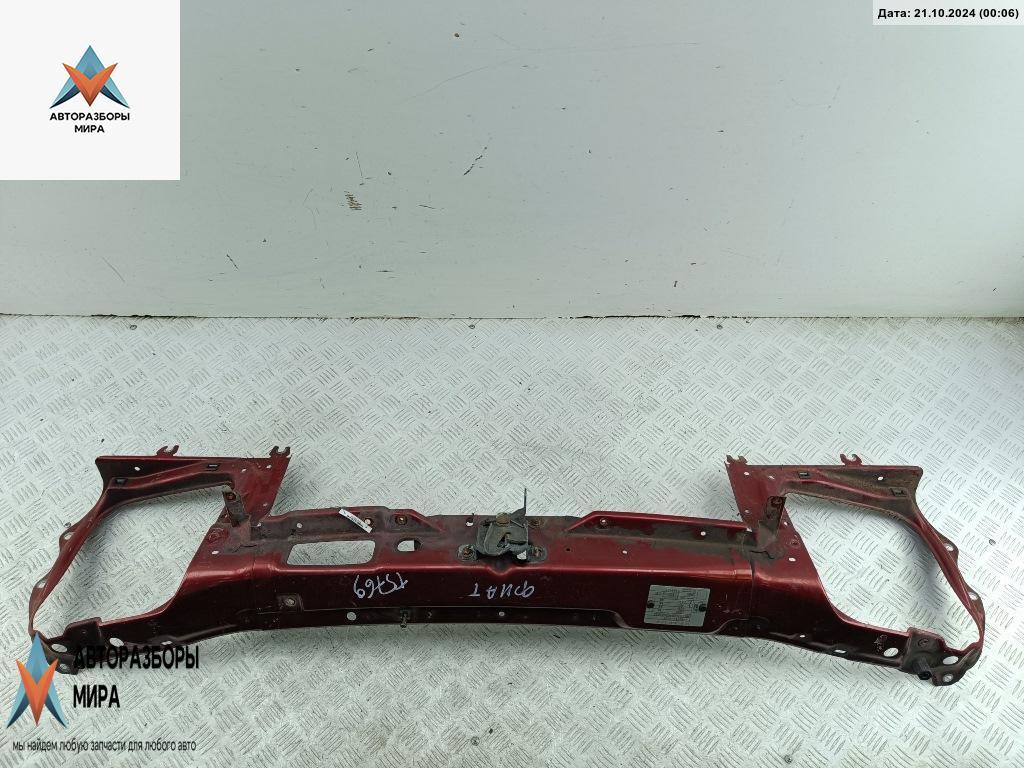 Рамка радиатора Fiat Doblo 1 поколение 2004, 1.6 л., бензин, МКПП, красный, фургон - фото №1