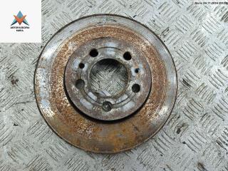 диск тормозной передний Volkswagen Golf 4 поколение 1998, 1.4 л., бензин, МКПП, чёрный, хетчбэк 3 дв.