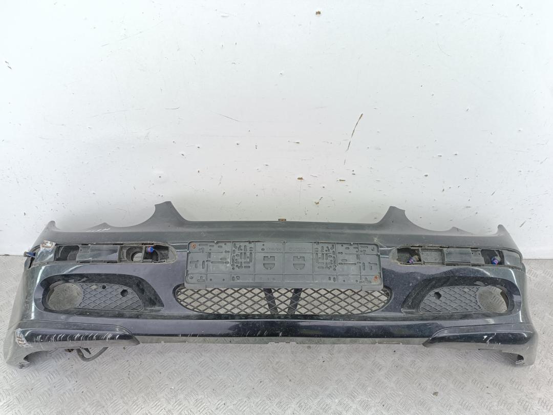 бампер передний Mercedes-Benz C W203 2002, бензин, чёрный, хетчбэк 3 дв.