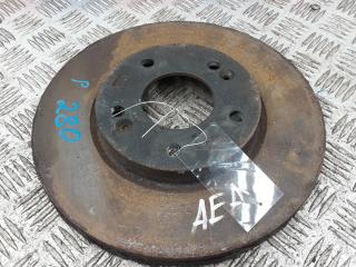 диск тормозной передний Kia Ceed 2 поколение 2012, 1.6 л., дизель, МКПП, хетчбэк 5 дв., 517122V000