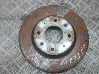 диск тормозной передний Kia Cerato 1 поколение 2005, 1.5 л., дизель, МКПП, хетчбэк 5 дв., 517122F100