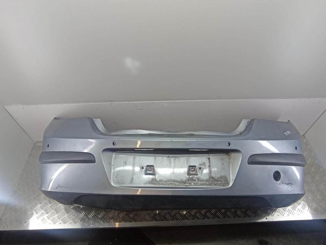 бампер задний Opel Astra H 2003, серый, хетчбэк 5 дв.