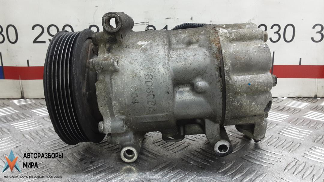 компрессор кондиционера Citroen DS3 1 поколение 2010, 1.6 л., дизель, МКПП, хетчбэк 5 дв., SD6CBD - фото №1