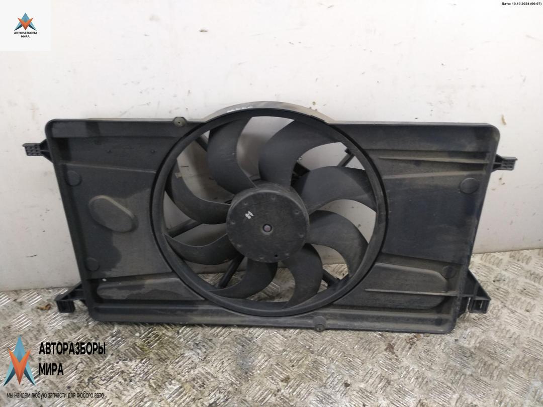 вентилятор радиатора Ford Focus 2 поколение 2005, 1.6 л., i, бензин, МКПП, чёрный, хетчбэк 3 дв. - фото №1