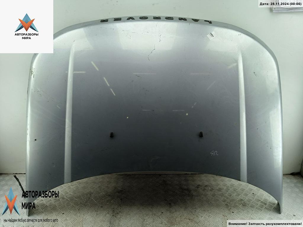 капот Land Rover Discovery 3 поколение 2007, 2.7 л., дизель, АКПП, серый, внедорожник 5 дв. - фото №1