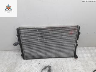 радиатор охлаждения Volkswagen Touran 1 поколение 2005, 2.0 л., дизель, МКПП, белый, минивэн, 1K0121251N