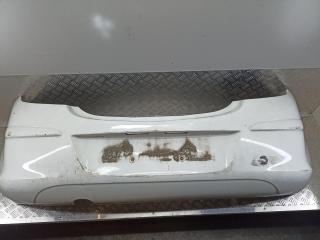 бампер задний Opel Corsa D 2009, белый, хетчбэк 3 дв.