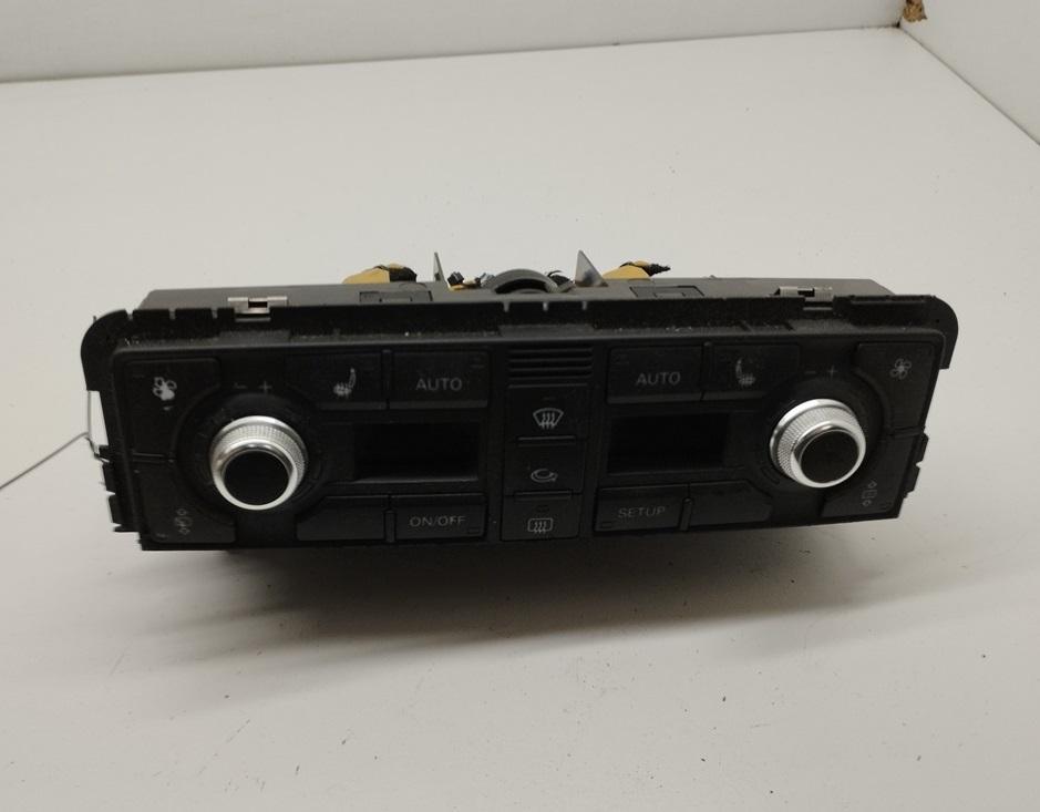 блок управления печки / климат-контроля Audi A8 D3 2003, 4.0 л., дизель, АКПП, чёрный, седан, 4E0820043A