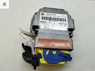 блок AirBag Volkswagen Touareg 1 поколение [рестайлинг] 2007, 3.0 л., дизель, АКПП, чёрный, внедорожник 5 дв., 7L0959655