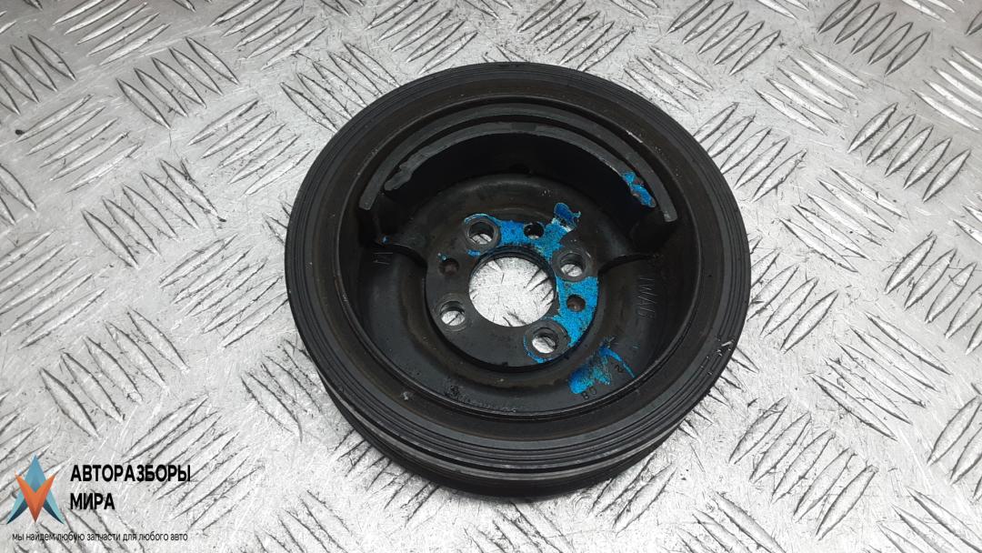 шкив коленвала Skoda Fabia 2 поколение (5J) 2008, 1.4 л., дизель, МКПП, хетчбэк 5 дв., 045105243D, 045105243C - фото №1