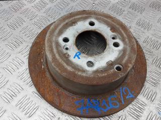 диск тормозной задний Kia Rio 2 поколение 2006, 1.5 л., дизель, МКПП, хетчбэк 5 дв., 584111C800, 584111G300