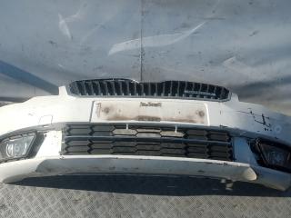 бампер передний Skoda Superb 2 поколение [рестайлинг] 2014, 1.6 л., дизель, МКПП, хетчбэк 5 дв., -, 3T0807221K