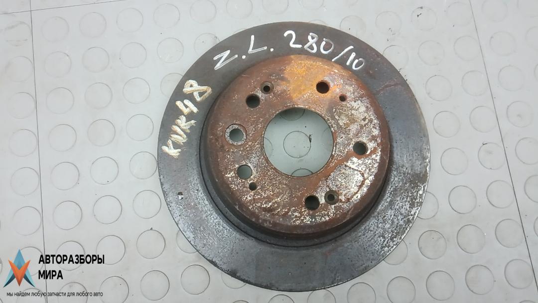 диск тормозной задний Honda CR-V 2 поколение 2002, 2.0 л., бензин, АКПП, внедорожник 5 дв., 42510SCAE00 - фото №1