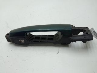ручка наружная передняя левая Toyota Avensis 2003, 2.0 л., дизель, МКПП, зелёный, универсал