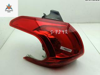 фонарь задний левый Peugeot 2008 1 поколение 2015, 1.2 л., бензин, МКПП, чёрный, внедорожник 5 дв., 9678074280