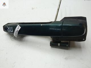 ручка наружная передняя правая Toyota Avensis 2 поколение (T250) 2003, 2.0 л., дизель, МКПП, зелёный, универсал