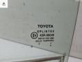 стекло двери задней левой Toyota Avensis 2 поколение (T250) 2003, 2.0 л., дизель, МКПП, зелёный, универсал - фото №2