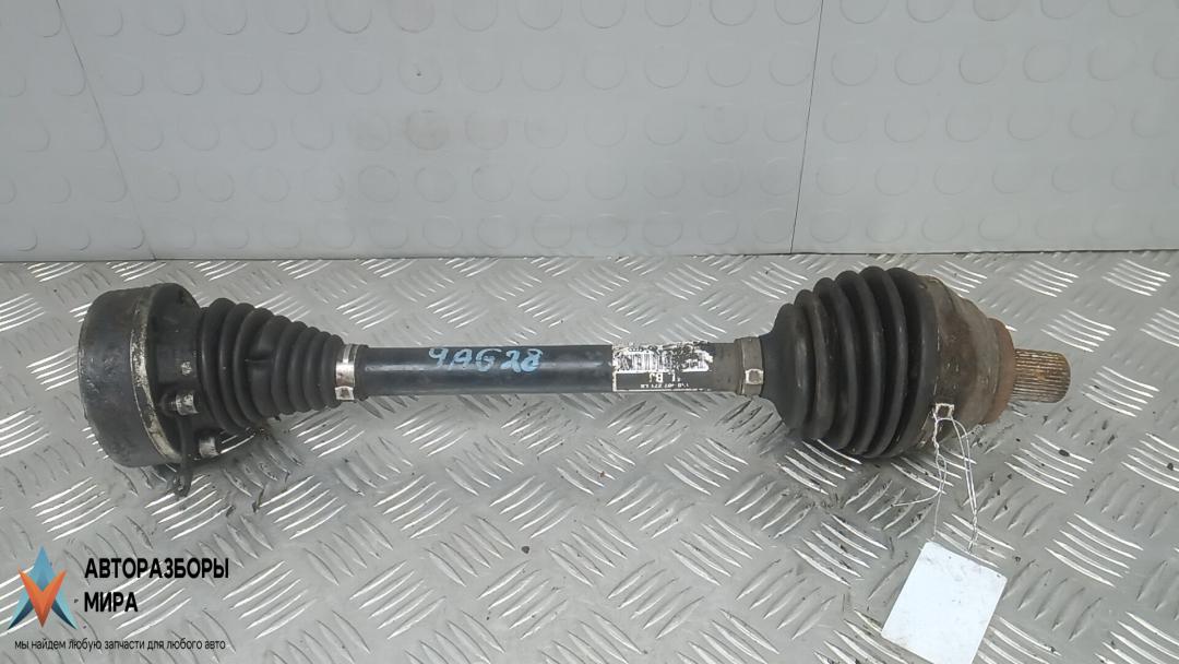 полуось передняя левая (приводной вал, ШРУС) Skoda Octavia 3 поколение (A7) 2014, 1.6 л., дизель, АКПП, хетчбэк 5 дв., 1K0407271LB, 1K0407763KX - фото №1