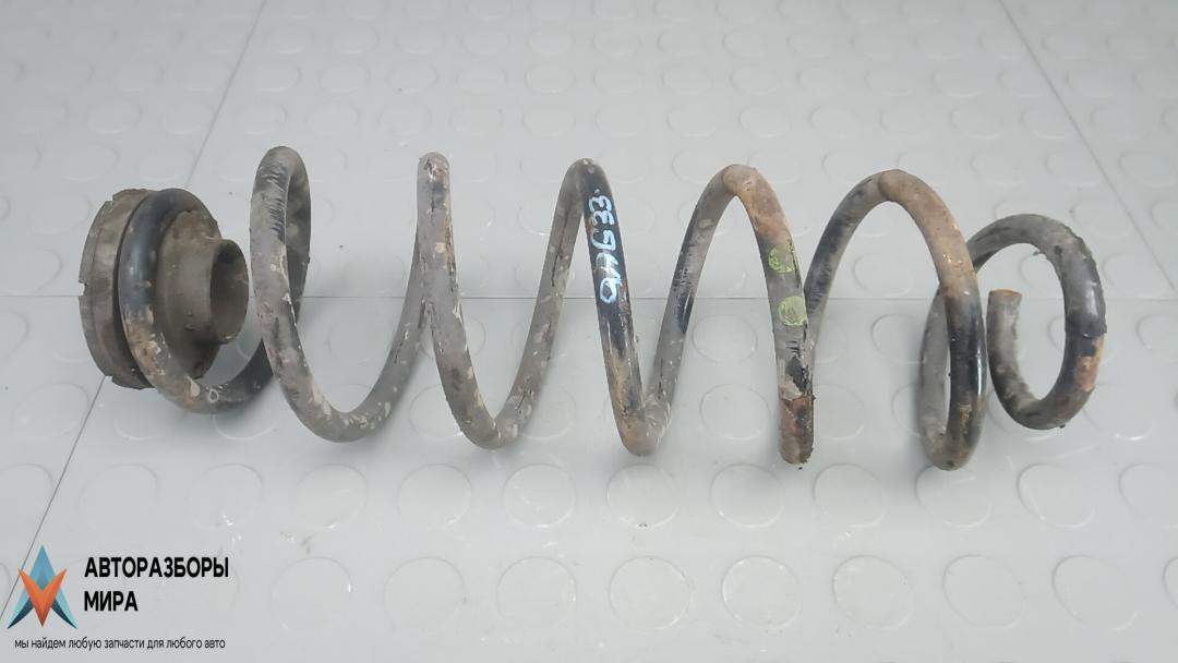 пружина задняя Skoda Rapid 1 поколение 2013, 1.6 л., дизель, МКПП, хетчбэк 5 дв., 1J0511115AM - фото №1