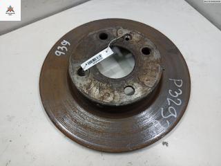 диск тормозной задний Opel Tigra 2 поколение 2007, 1.8 л., бензин, МКПП, чёрный, кабриолет