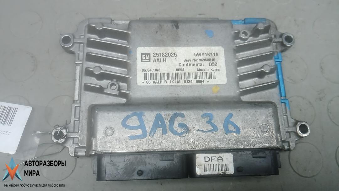 ЭБУ Chevrolet Spark M300 2010, 1.0 л., бензин, МКПП, хетчбэк 5 дв., 25182025 - фото №1