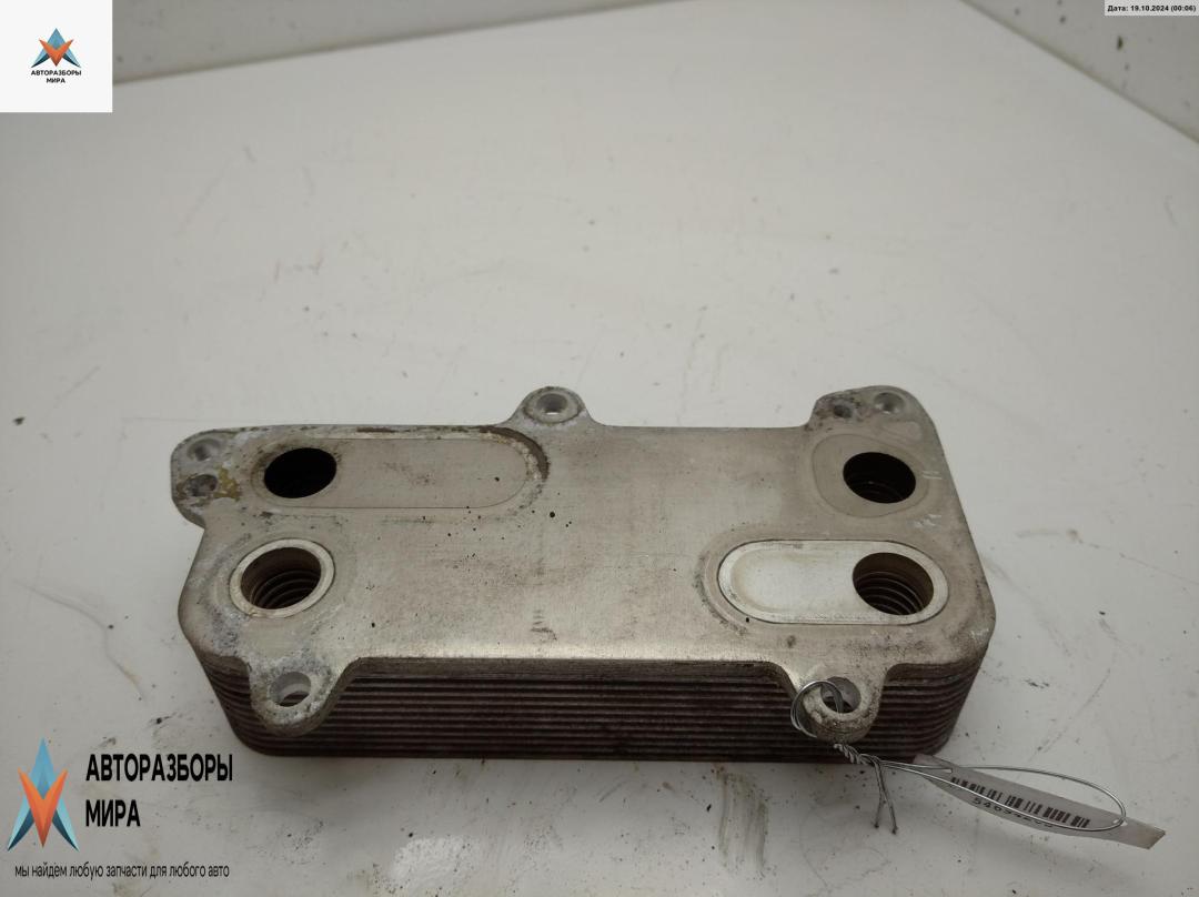 радиатор масляный Volkswagen Transporter T5 2004, 2.5 л., дизель, МКПП, чёрный, микроавтобус - фото №1