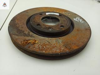 диск тормозной передний Citroen C4 1 поколение 2004, 1.4 л., бензин, МКПП, серый, хетчбэк 5 дв.