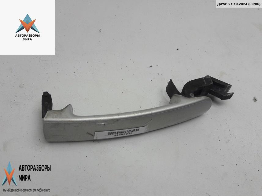 ручка наружная передняя левая Volkswagen Passat B5 1999, 1.8 л., бензин, МКПП, серый, универсал, 3B0837207 - фото №1