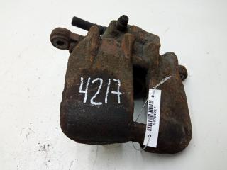суппорт передний правый Honda Civic 6 поколение 1996, 1.4 л., бензин, МКПП, чёрный, хетчбэк 5 дв.