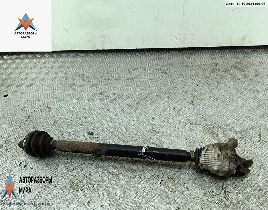полуось передняя правая (приводной вал, ШРУС) Volkswagen Golf 5 поколение 2006, 1.6 л., бензин, МКПП, серый, хетчбэк 5 дв. - фото №1