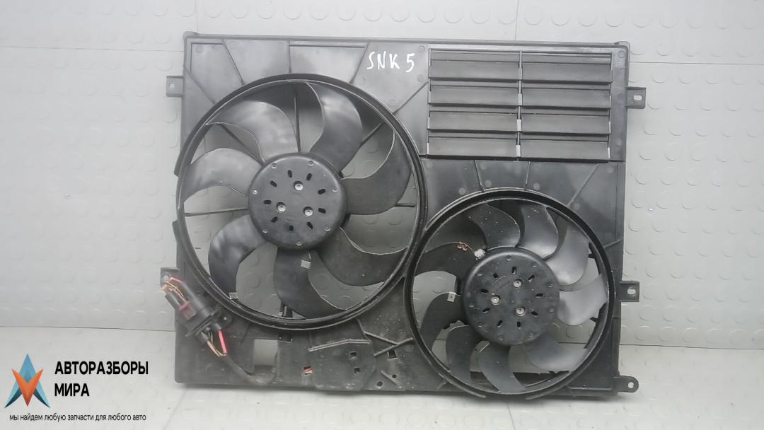 вентилятор радиатора SEAT Alhambra 2 поколение 2014, 2.0 л., дизель, МКПП, минивэн, 7N0121207, 7N0959455H, 7N0959455K - фото №1