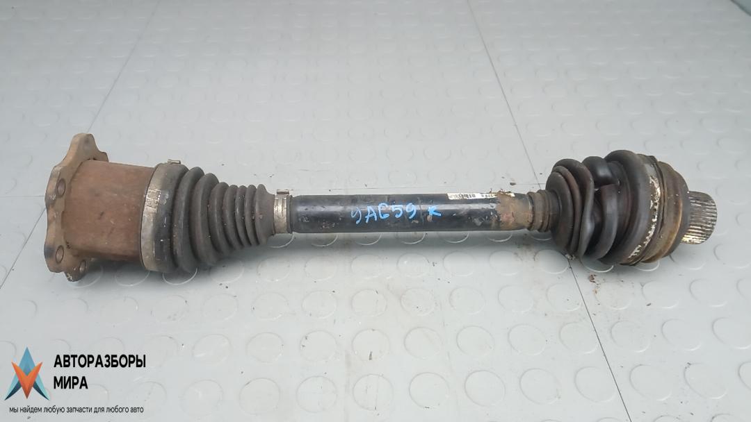 полуось передняя правая (приводной вал, ШРУС) Audi Q5 8R 2009, 2.0 л., дизель, МКПП, внедорожник 5 дв., 8R0407271B - фото №1