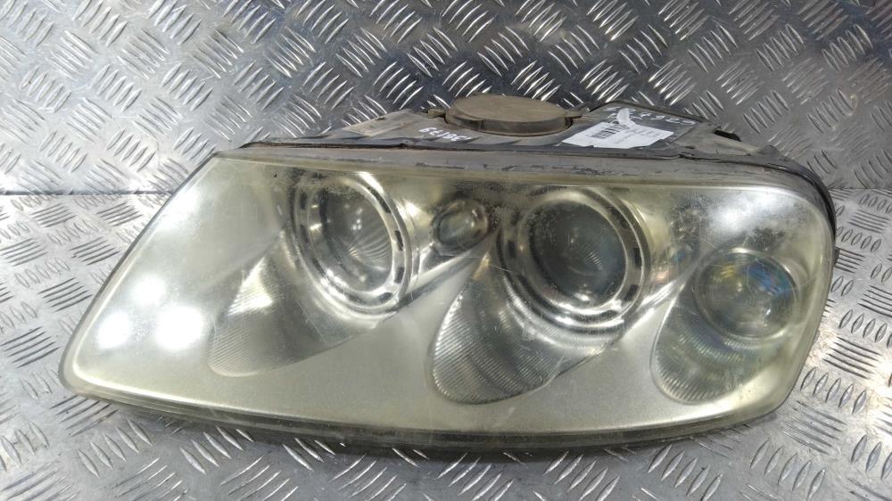 фара левая Volkswagen Touareg 1 поколение 2006, цвет, 7L6941015BK - фото №1