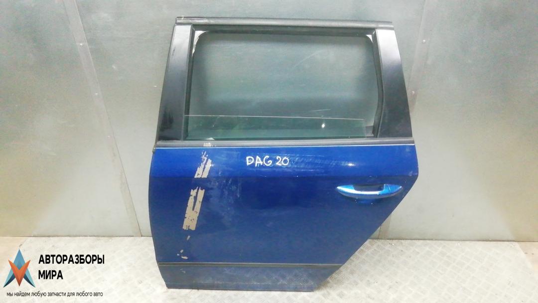 дверь задняя левая Volkswagen Passat B6 2008, 2.0 л., дизель, МКПП, универсал - фото №1