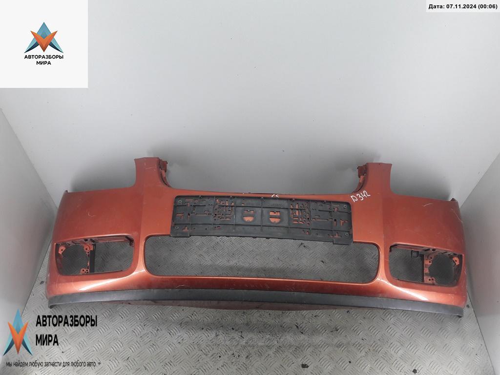 бампер передний Skoda Fabia 2 поколение (5J) 2007, бензин, красный, хетчбэк 5 дв. - фото №1