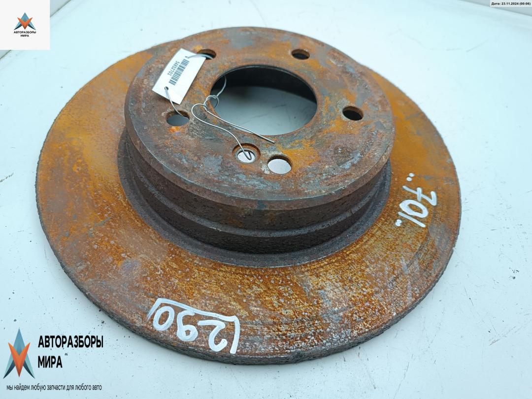 диск тормозной задний Mercedes-Benz C-Класс W203/S203/CL203 2002, 2.2 л., дизель, МКПП, серый, универсал - фото №1