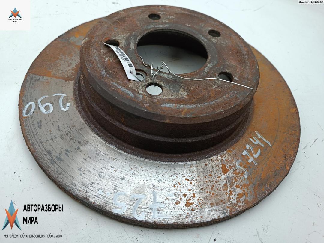 диск тормозной задний Mercedes-Benz C-Класс W203/S203/CL203 2002, 2.2 л., дизель, МКПП, серый, универсал - фото №1