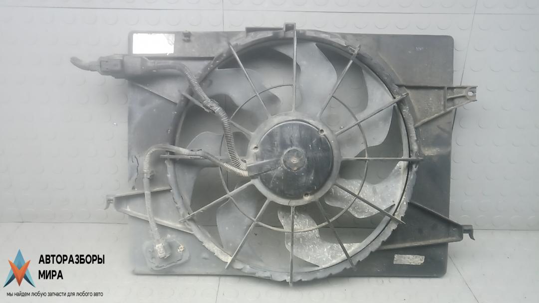 вентилятор радиатора Hyundai Tucson 1 поколение 2007, 2.0 л., дизель, МКПП, внедорожник 5 дв., 253802E010A - фото №1