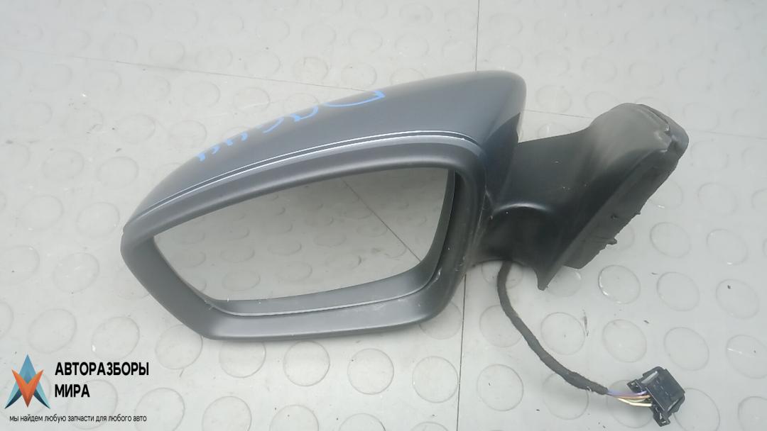 зеркало левое Skoda Rapid 1 поколение 2013, 1.6 л., дизель, МКПП, хетчбэк 5 дв., 5JA857521C, 5JC857507A, 5JA857537A - фото №1