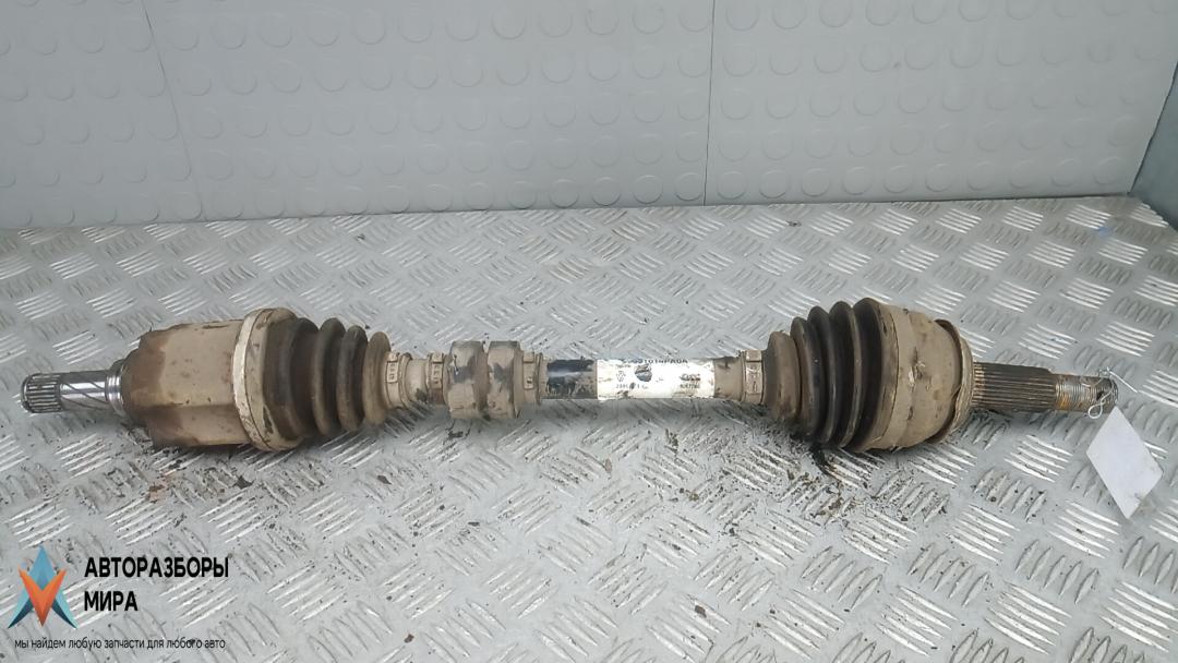 полуось передняя левая (приводной вал, ШРУС) Renault Kadjar 1 поколение 2016, 1.5 л., дизель, МКПП, внедорожник 5 дв. - фото №1