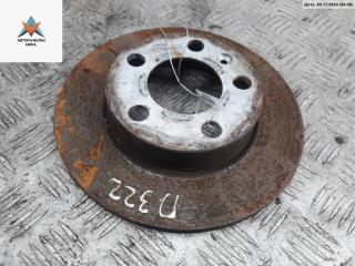 диск тормозной задний Volkswagen Golf 4 поколение 1998, 1.4 л., бензин, МКПП, чёрный, хетчбэк 5 дв.