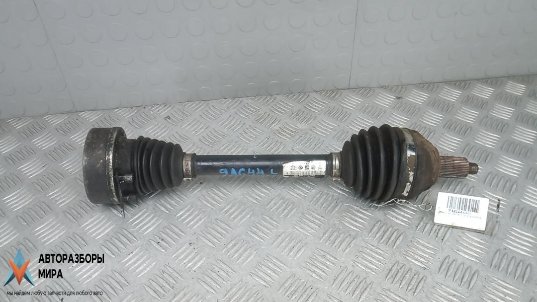 полуось передняя левая (приводной вал, ШРУС) Skoda Roomster 1 поколение 2007, 1.6 л., бензин, МКПП, пикап, 6Q0407271DR - фото №1