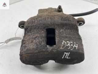 суппорт передний левый Nissan Almera N16 2001, 1.5 л., бензин, МКПП, серый, хетчбэк 3 дв.