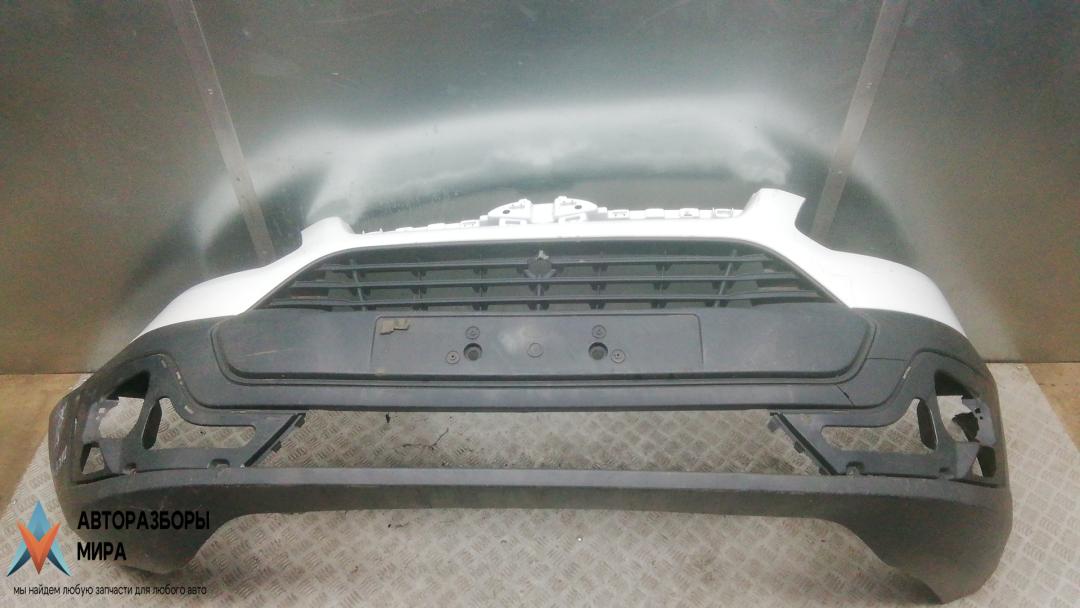 бампер передний Ford Transit Custom 1 поколение 2015, 2.2 л., дизель, МКПП, микроавтобус - фото №1