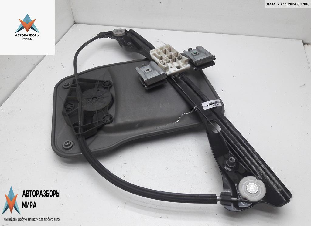 стеклоподъемник электрический передний правый Skoda Fabia 2 поколение (5J) 2007, 1.2 л., бензин, МКПП, красный, хетчбэк 5 дв., 6Y2959801 - фото №1