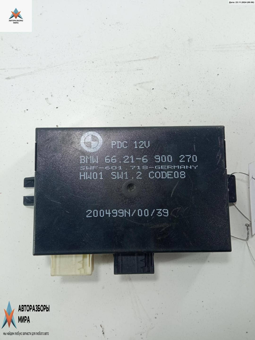 блок управления парктрониками BMW 5 серия E39 1999, 2.5 л., бензин, АКПП, серый, седан, 66216900270 - фото №1