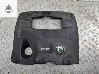 декоративная крышка двигателя Skoda Octavia mk1 (A4 1U) 2003, 2.0 л., бензин, МКПП, синий, универсал, 06A103925CM.
