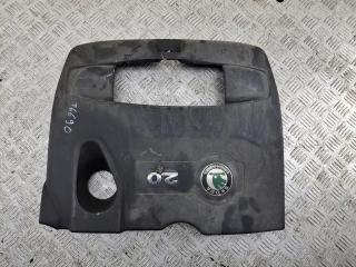 декоративная крышка двигателя Skoda Octavia mk1 (A4 1U) 2003, 2.0 л., бензин, МКПП, синий, универсал, 06A103925CM.