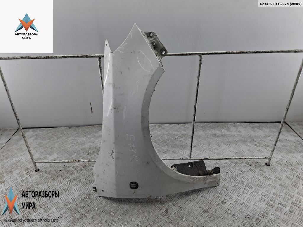 крыло переднее правое Skoda Roomster 1 поколение 2007, 1.4 л., дизель, МКПП, серый, фургон - фото №1