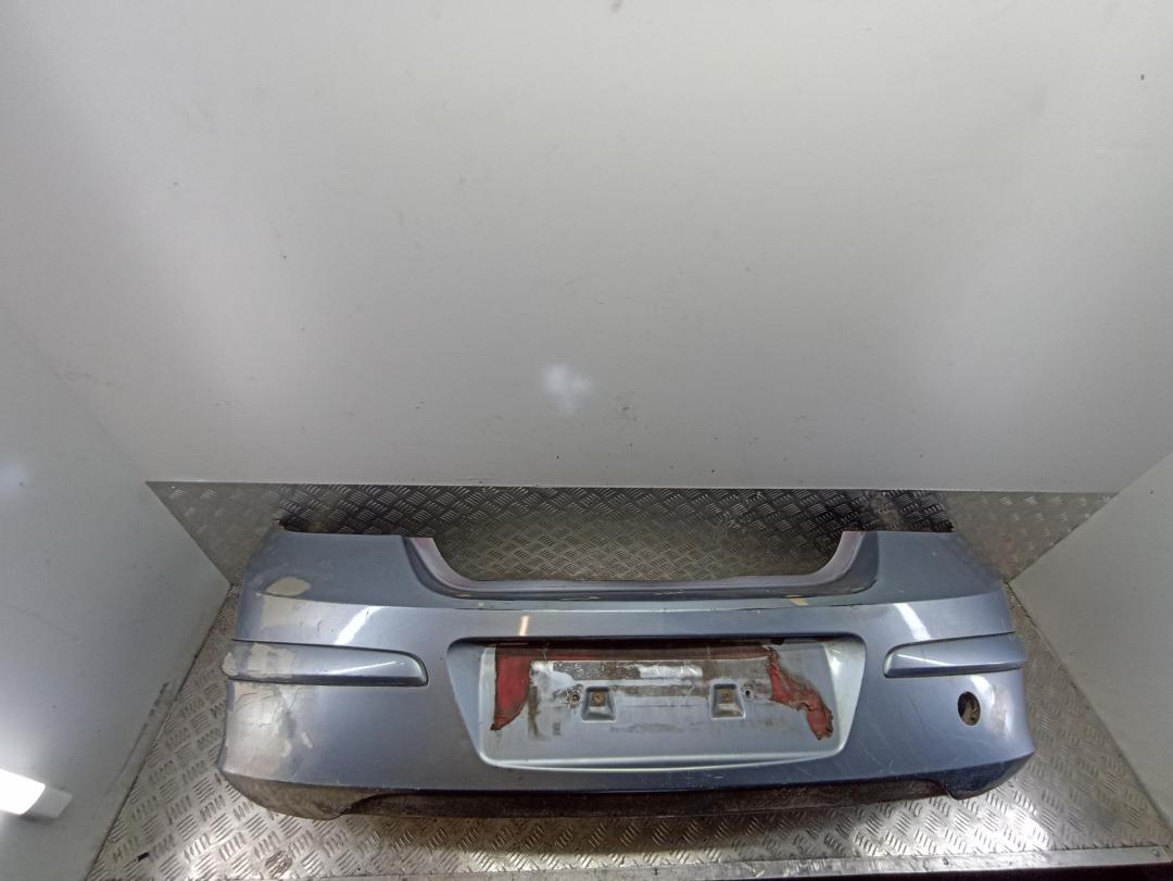 бампер задний Opel Astra H 2005, серый, хетчбэк 5 дв.